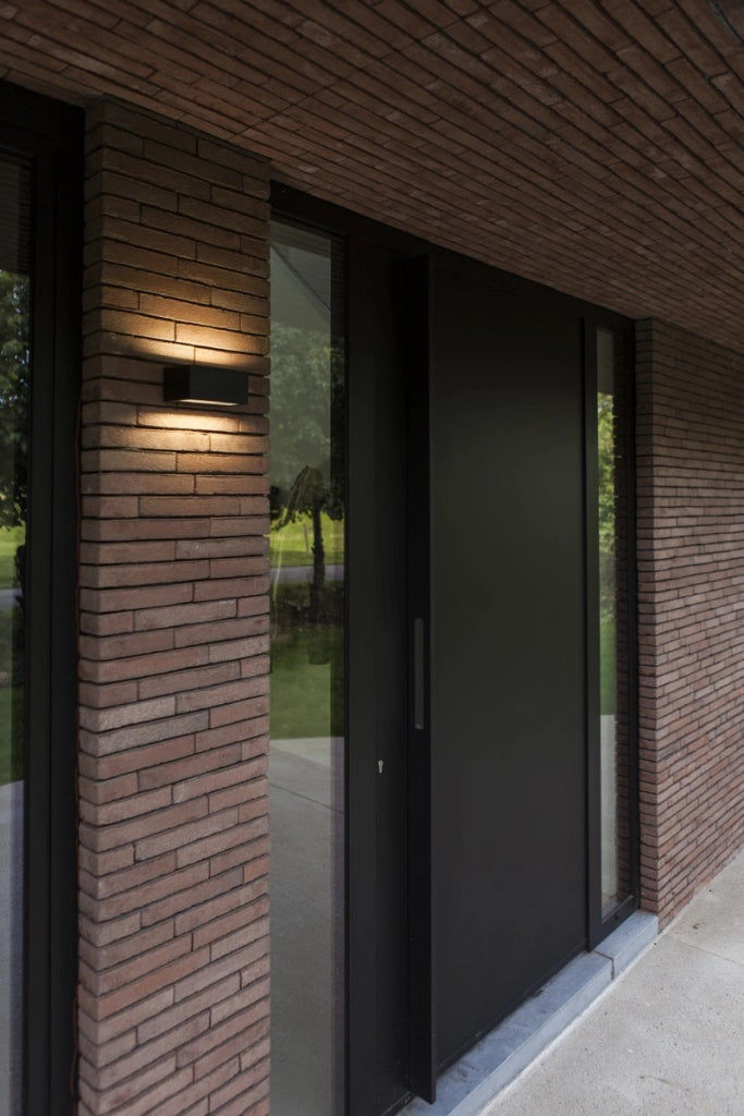 Applique da esterno LED GEMINI nera alluminio IP54