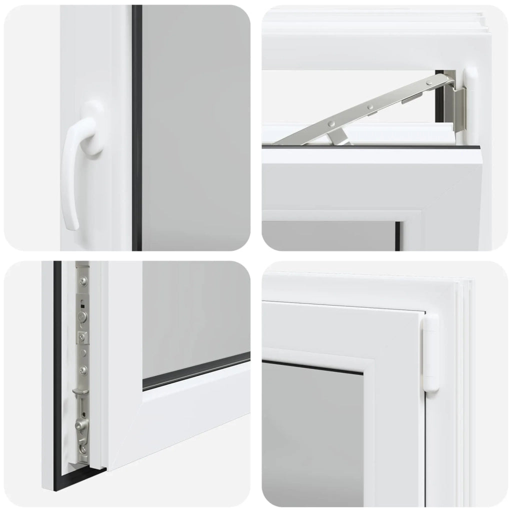Finestra per Soffitta RISOR Bianco 80 x 70 cm PVC e Vetro 42047242
