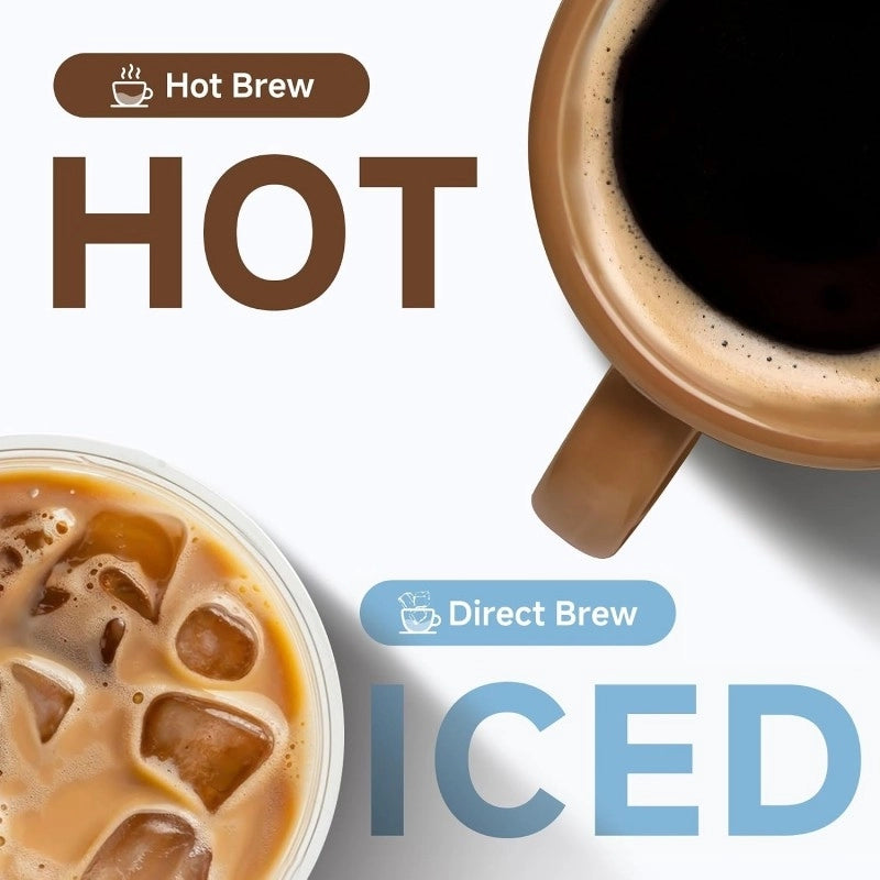 H1B Macchina da caffè espresso 6 in 1; capsule multiple e caffè macinato; caldo/freddo; 19 bar; beige