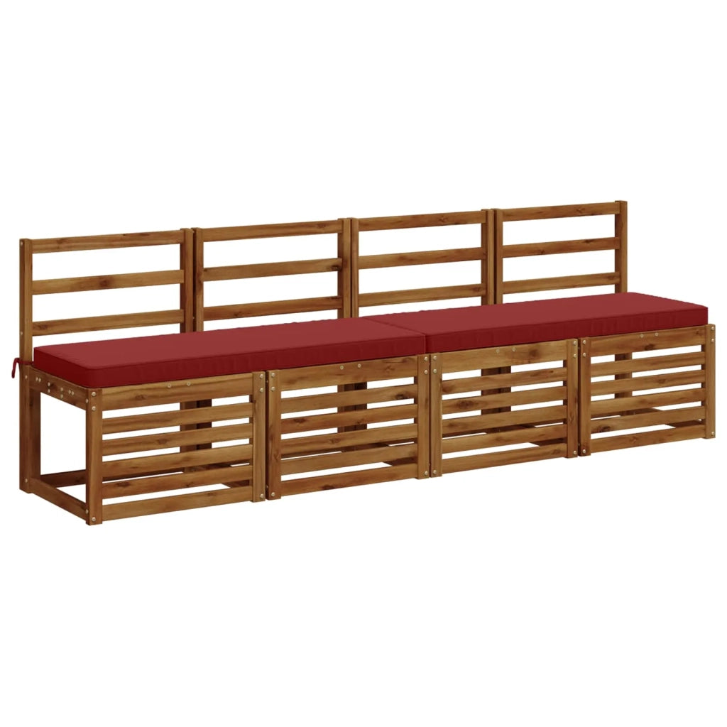 Cuscini per Panchina a 2 Pezzi VUGHT 2 pz 100% Poliestere 951283