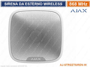 SIRENA SENZA FILI DA ESTERNO 113DB AJSS SILVER AJAX STREENSIREN ALLARME