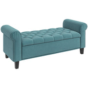 Divano imbottito con cassetti ¨C Minimal ¨C verde velluto