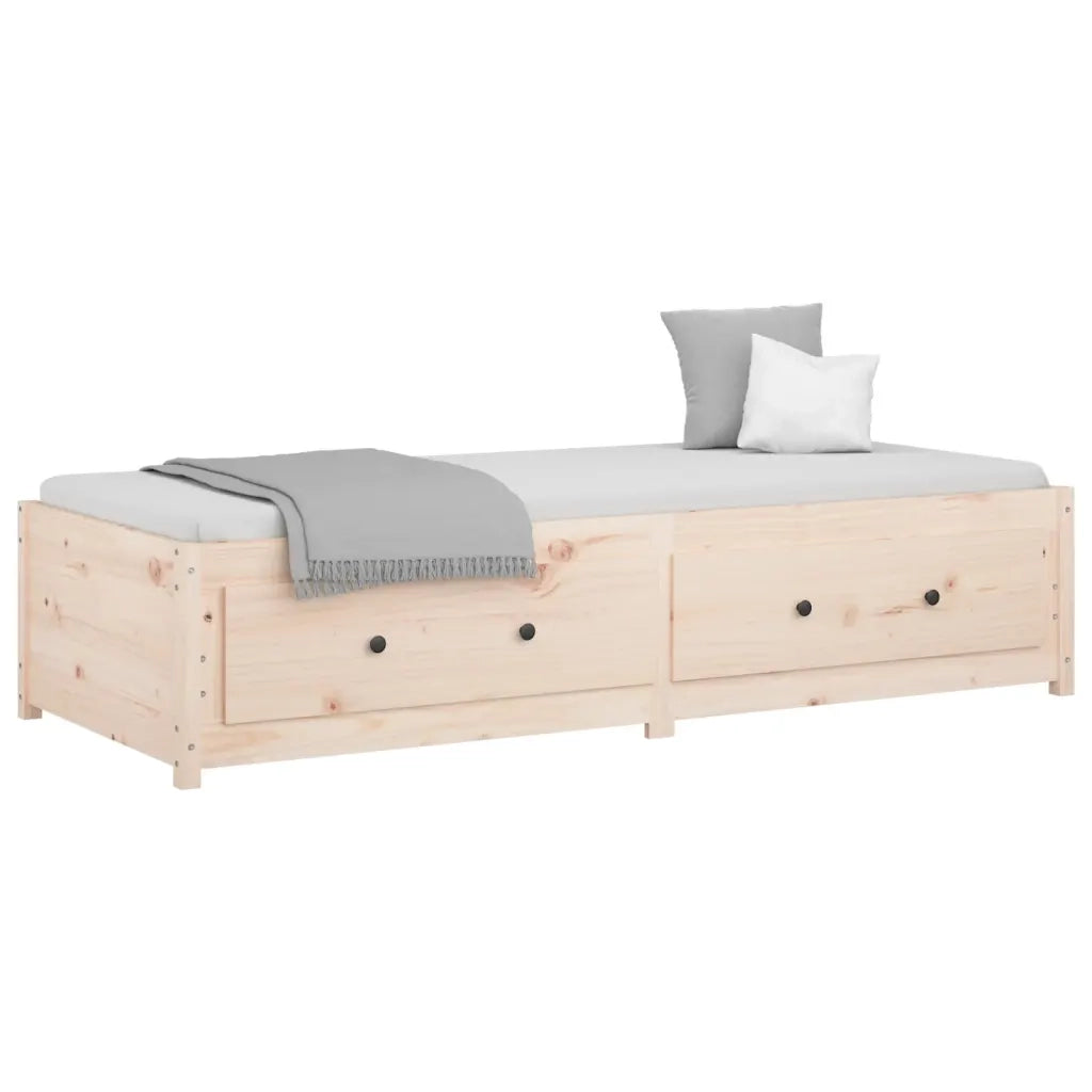 Dormeuse senza Materasso-Divano Letto-Struttura Letto 90x200 cm in Legno Massello di Pino 104975