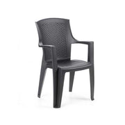 Poltrona Rattan Eden Alta Antracite Progarden