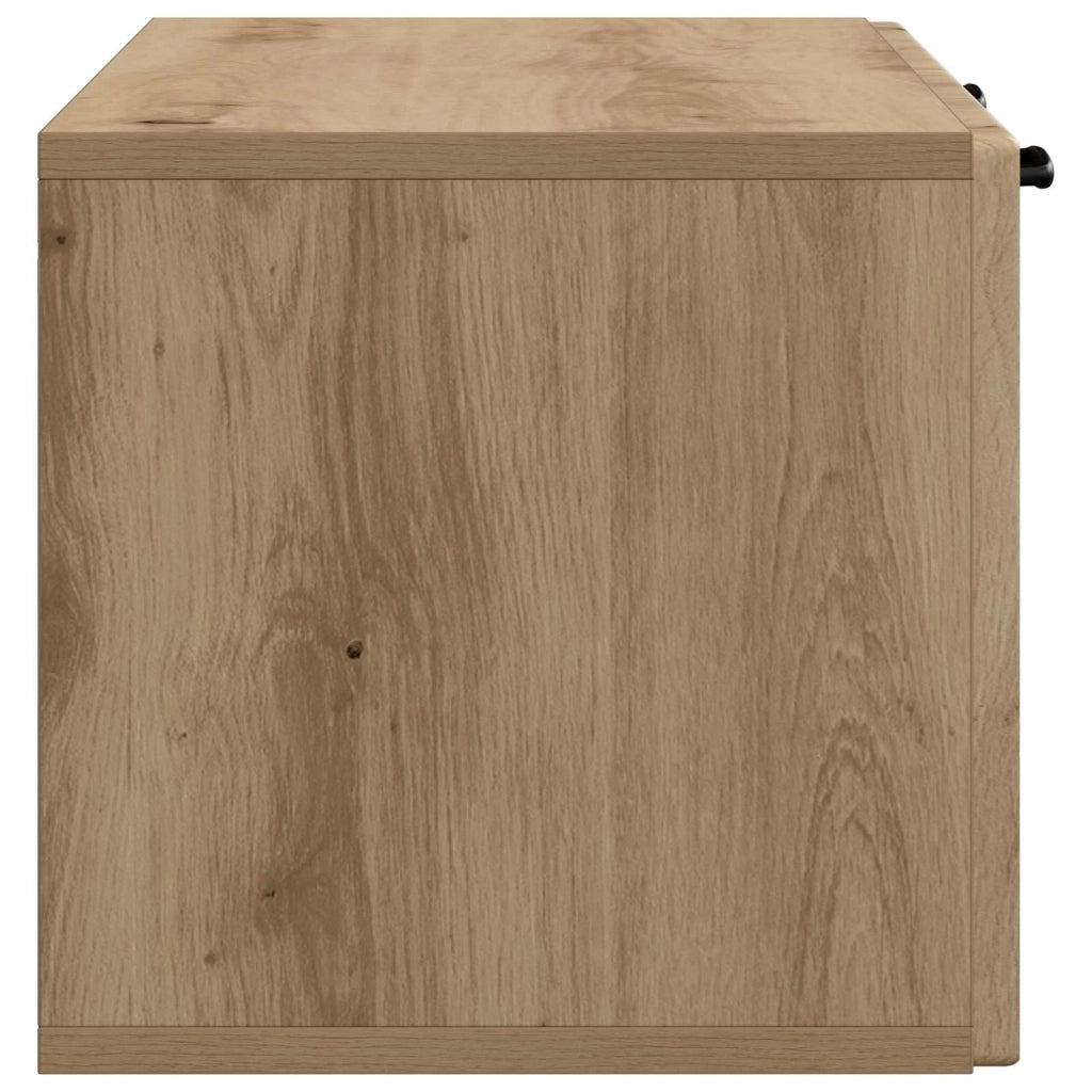 Mobile TV da Muro | Armadietto TV | Mobile Porta TV Rovere Artigianale 78,5 x 31 x 30 cm