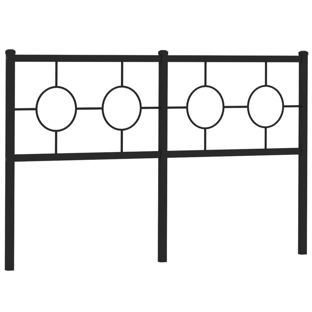 Testiera di Ricambio in Metallo Nero 150 cm 376260