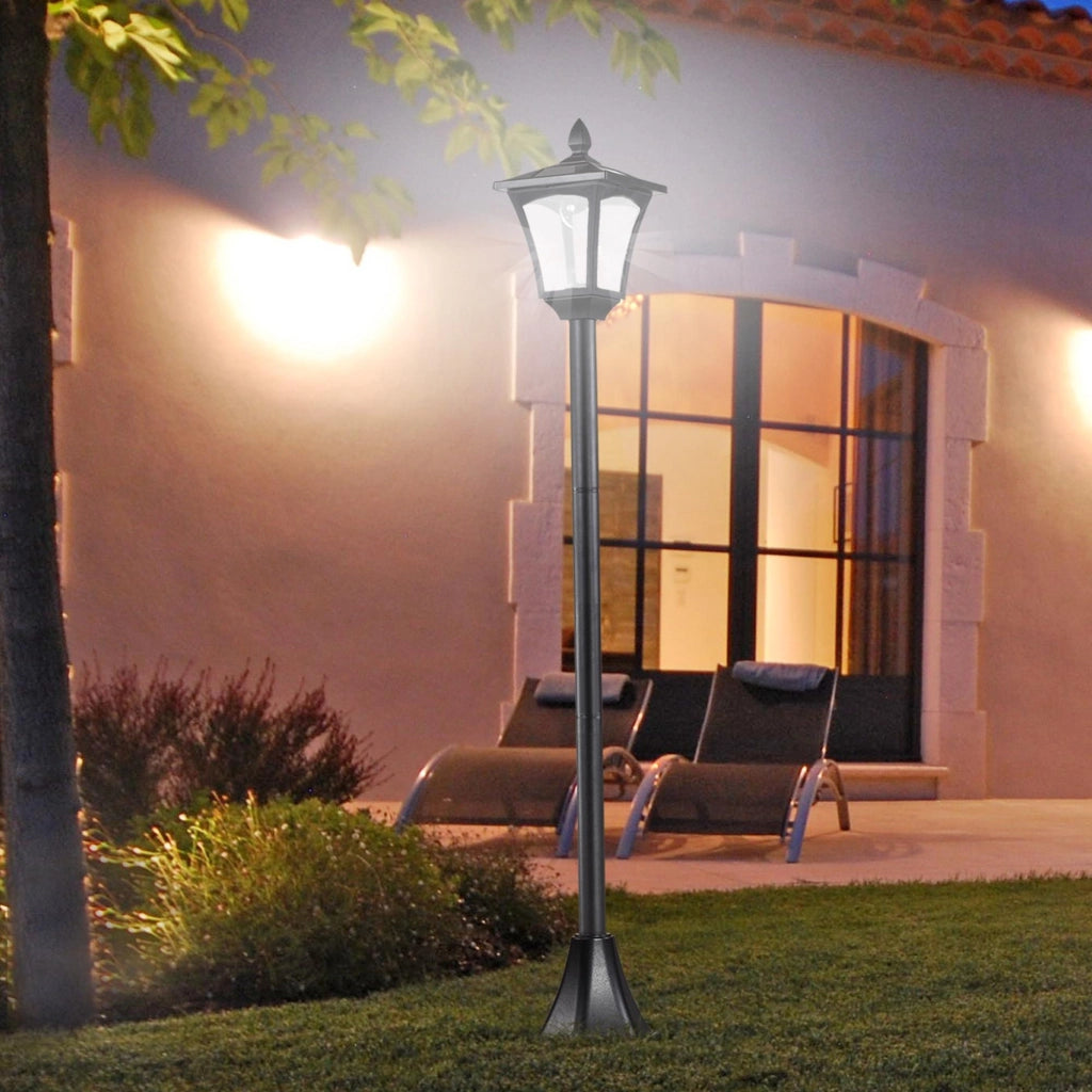 Lampada da Giardino Solare LED ¨C Minimal ¨C Nero 160 cm