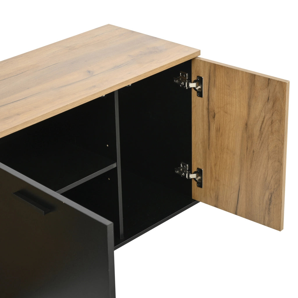 Set ingresso a cinque pezzi con armadi, specchio e appendiabiti