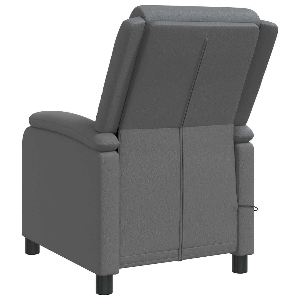 Divano Sedia-Poltrona Massaggiante Grigio Similpelle 882052