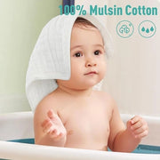 Quadri di Mousseline Asciugamani per Bambini 10pz