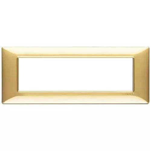 VIMAR PLANA - PLACCA 7M ORO LUCIDO