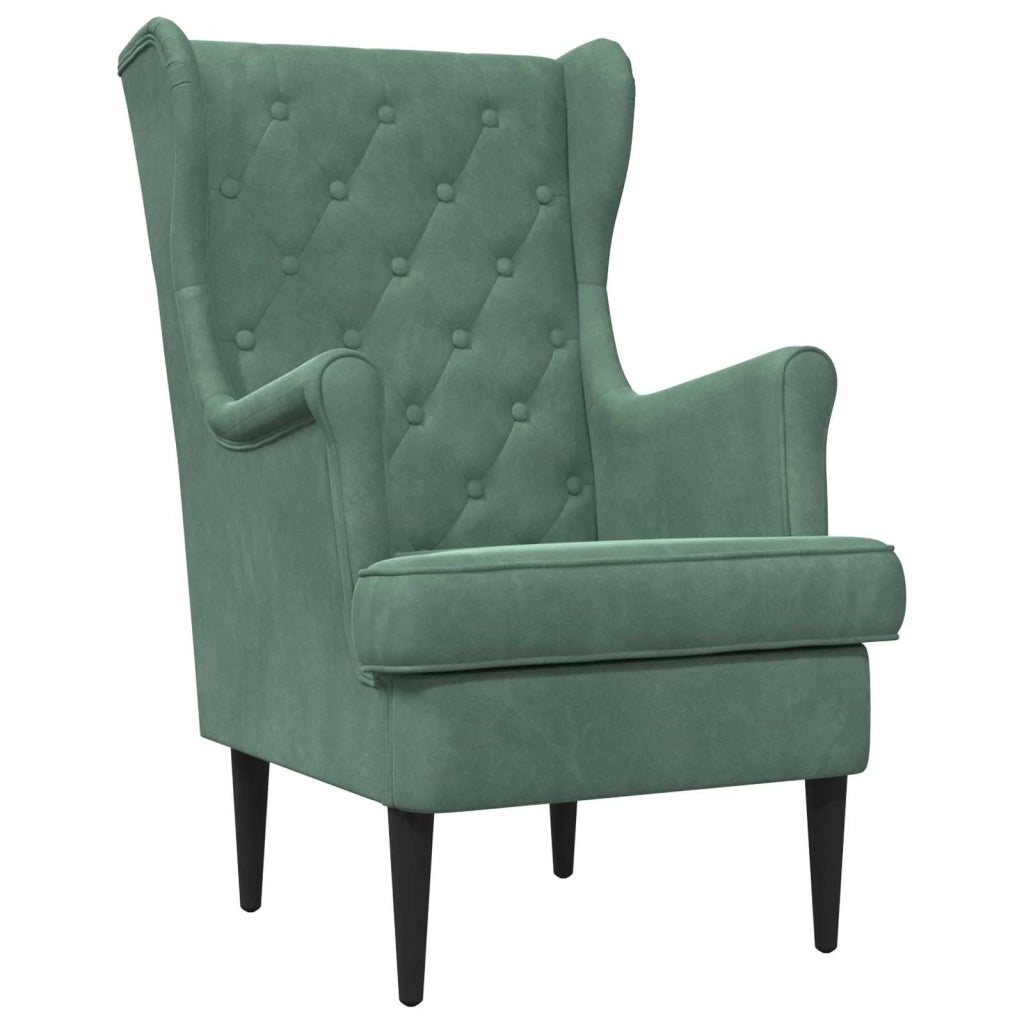 Poltrona Verde Mare Velluto 42029935
