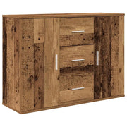 Credenza | Madia | Buffet da pranzo | Armadio da pranzo Legno Antico 90x29,5x65 cm in Legno Multistrato