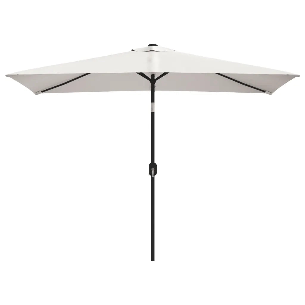 Parasole 200 x 300 cm Bianco Sabbia Rettangolare 40772