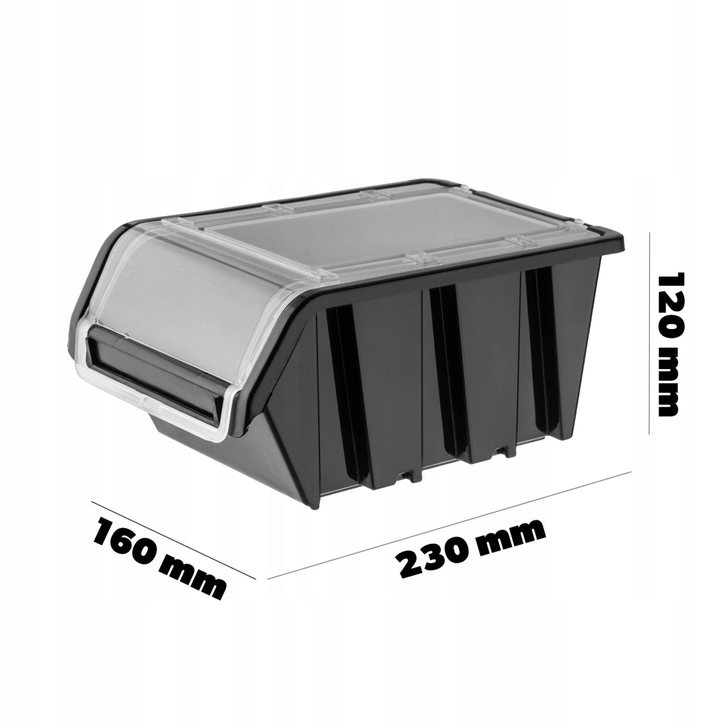 Vassoio organizer in plastica KADAX per officina, dimensioni 230x160x120 mm