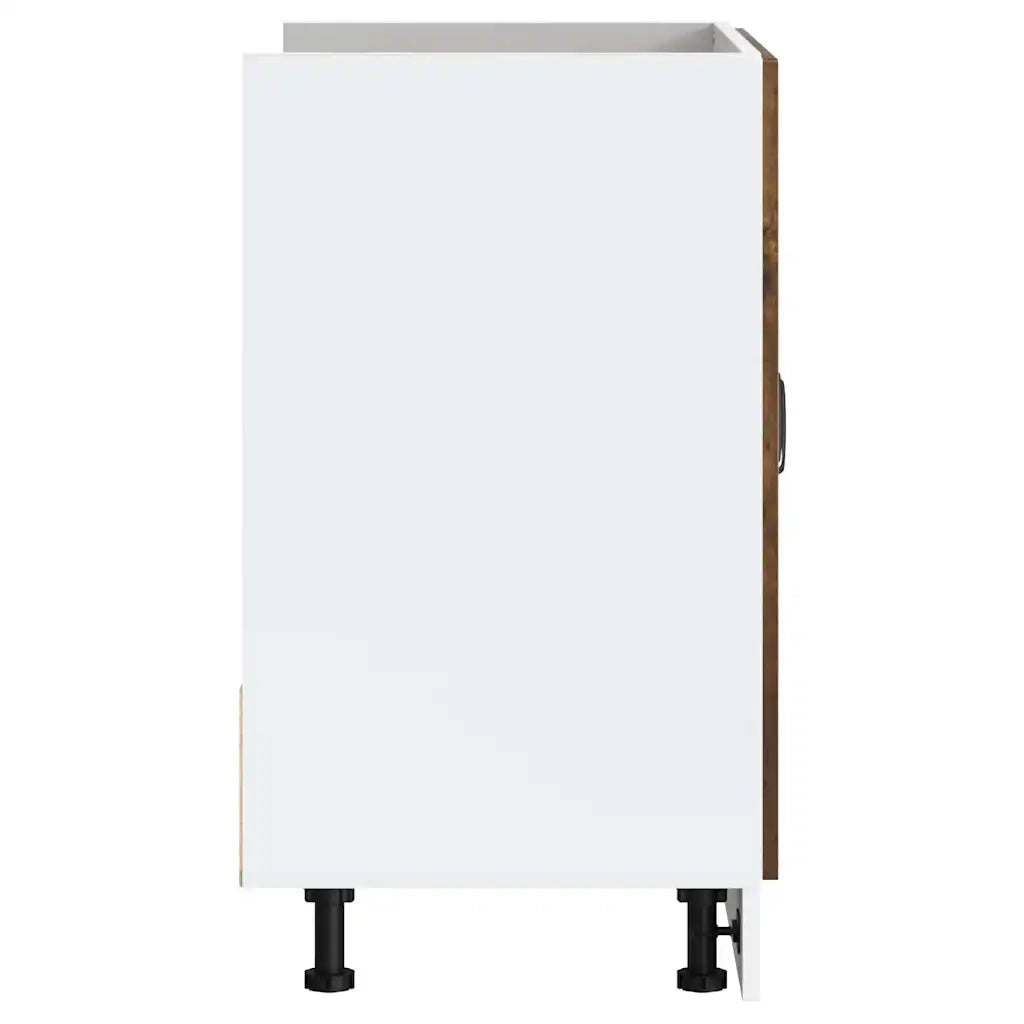 Mobile Base Lavello Lucca Rovere Fumo in Legno Multistrato 853692