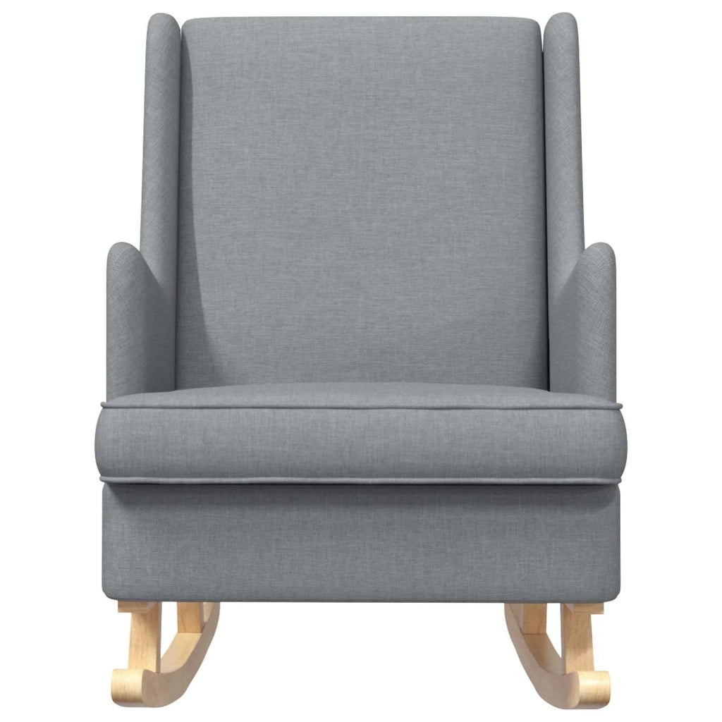 Sedia a dondolo Grigio chiaro 62 x 80 x 85 cm Tessuto 42029962