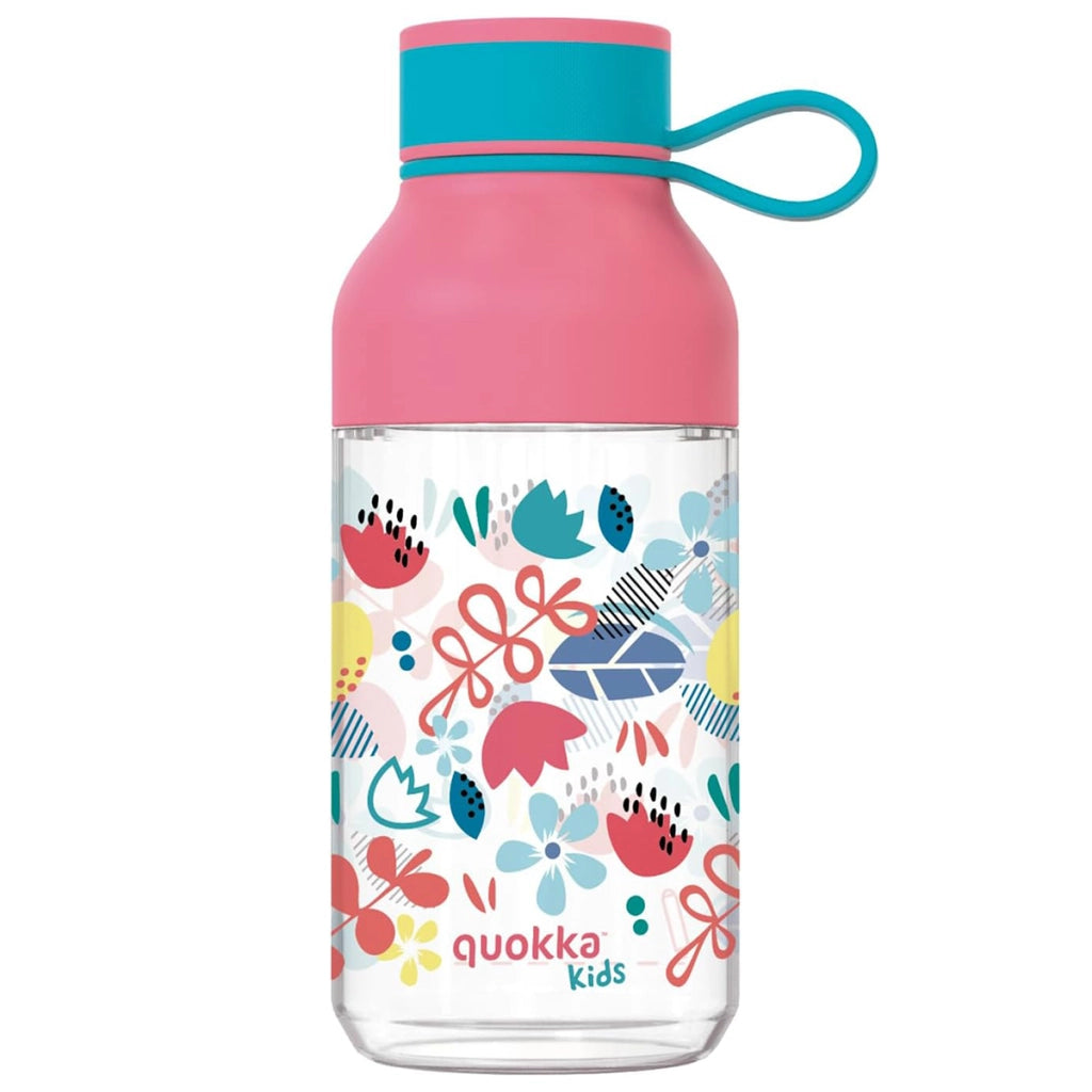 Bottiglia d'acqua Design Fiore Capacità 430ml in Ecozen Rosa Quokka