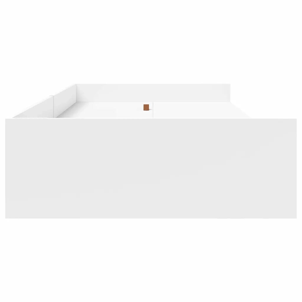Struttura del letto-Giroletto-Rete del Letto Bianco 75 x 190 cm Legno multistrato 473592