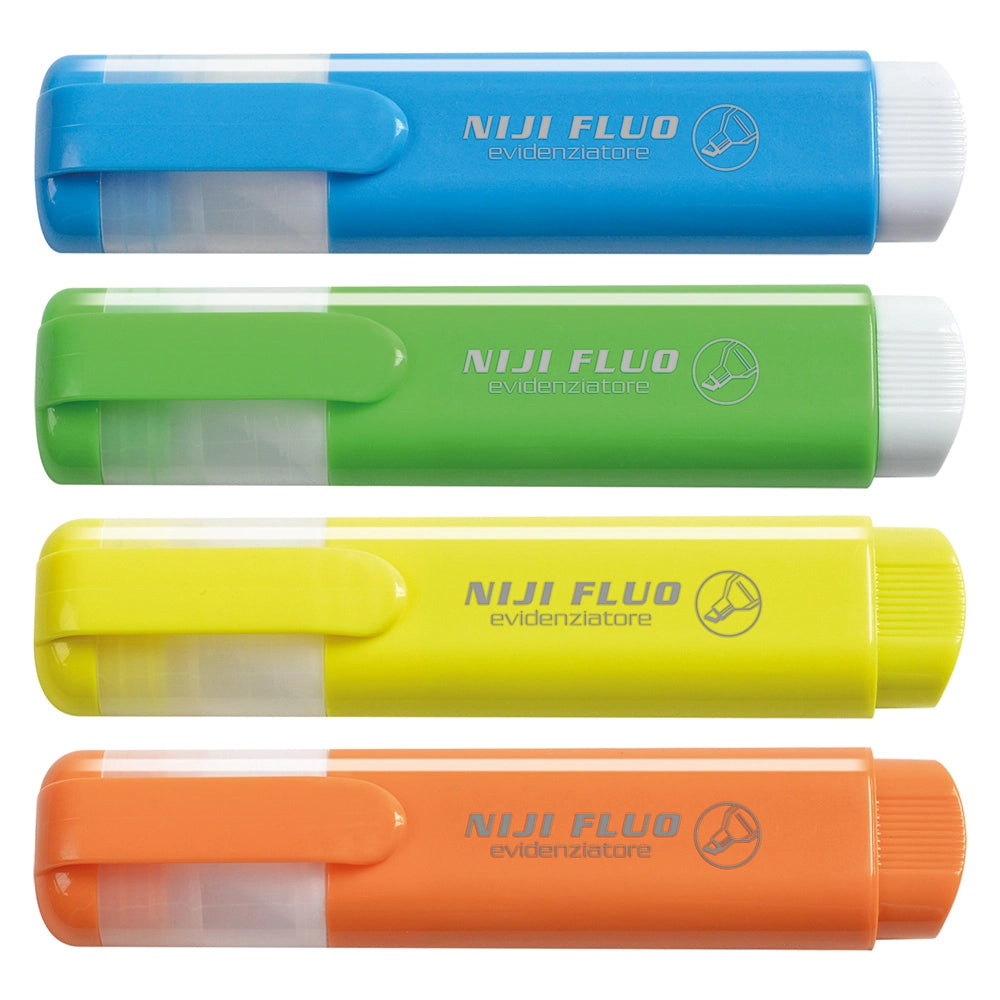EVIDENZIATORE 'NIJI FLUO' verde LEBEZ 10 PZ