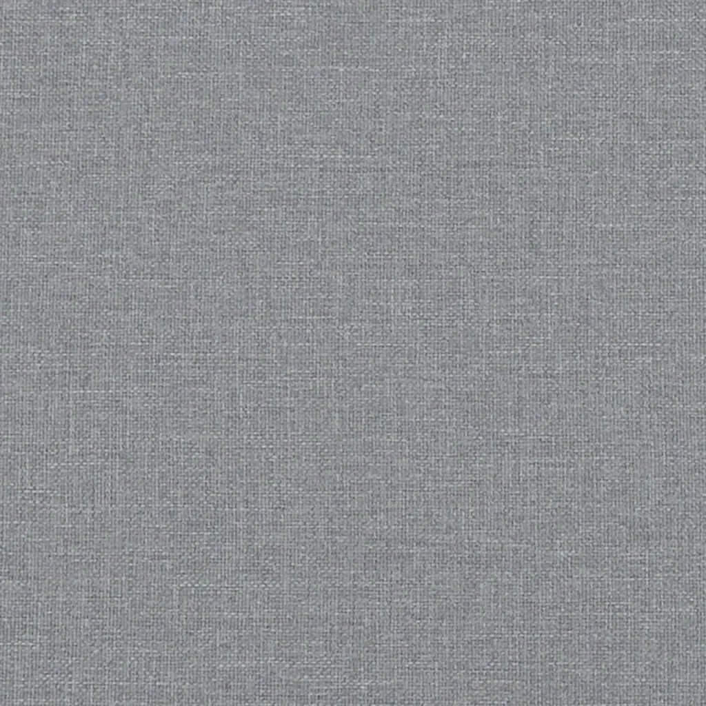 Poltrona | Sedia Relax con Poggiapiedi Grigio Chiaro 60 cm in Tessuto