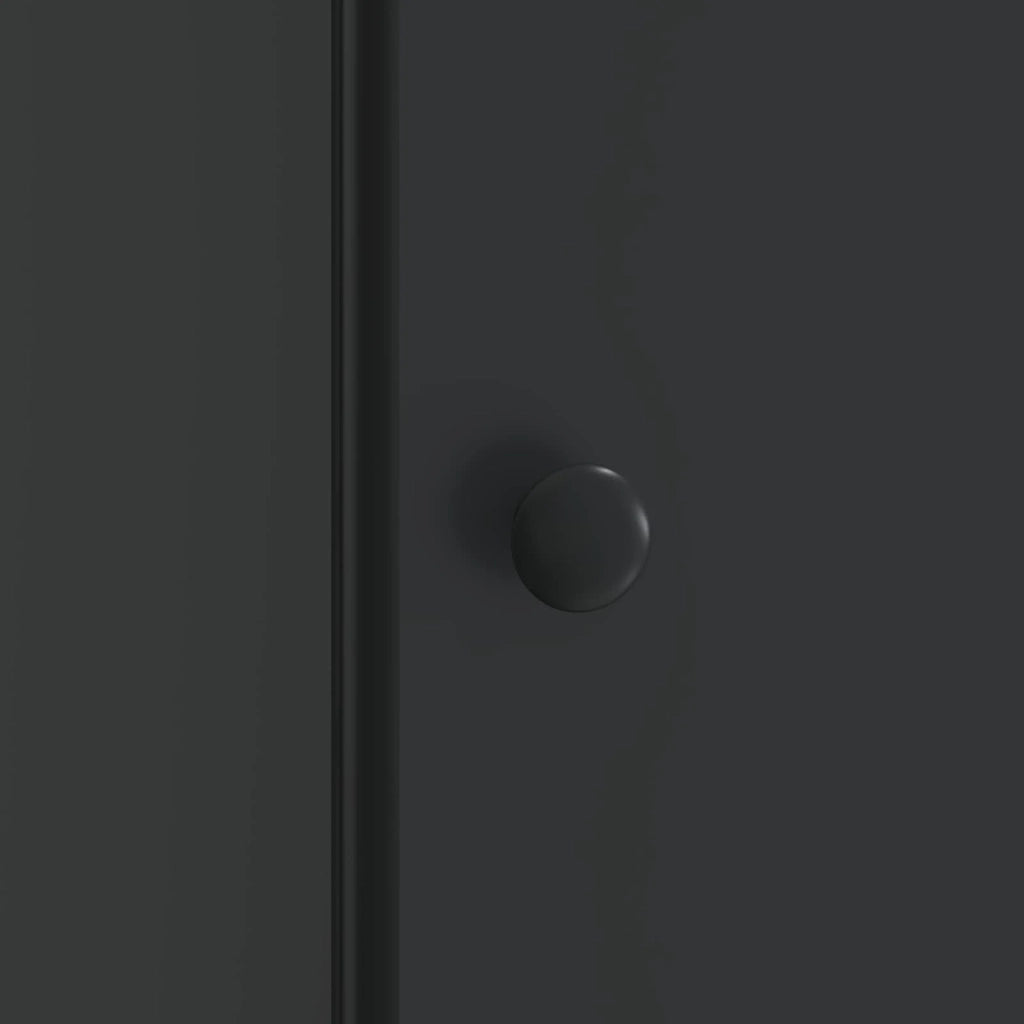 Armadio da Notte 2 pz Nero 43 x 34,5 x 50 cm 895488