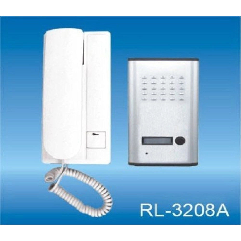 Trade Shop - Kit Citofono Da Esterno A 2 Fili Monofamiliare Cornetta Pulsante Rl-3208a -