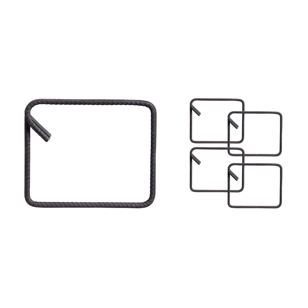 Staffe antisismiche armatura ferro 20x25 cm strutture cemento formati multipli *** pezzi 100, confezione 1
