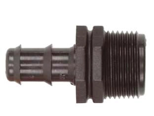 RACCORDO PORTAGOMMA CON FILETTO IN POLIPROPILENE- - ø mm.20x  M 1/2 - 20 pezzi