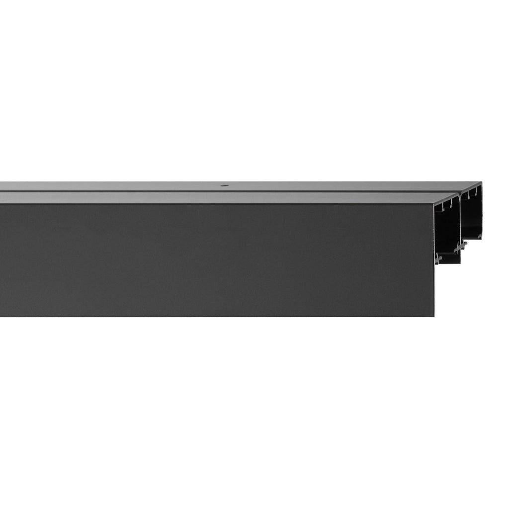 Kit Ferramenta Porta Scorrevole Bypass 2438 mm in Lega di Alluminio, Sistema per 2 Porte Armadio 35-45 mm, Robusto e Facile da Montare