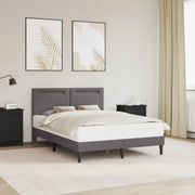 Struttura del letto con testiera Grigio 140 x 200 cm Similpelle 42028024
