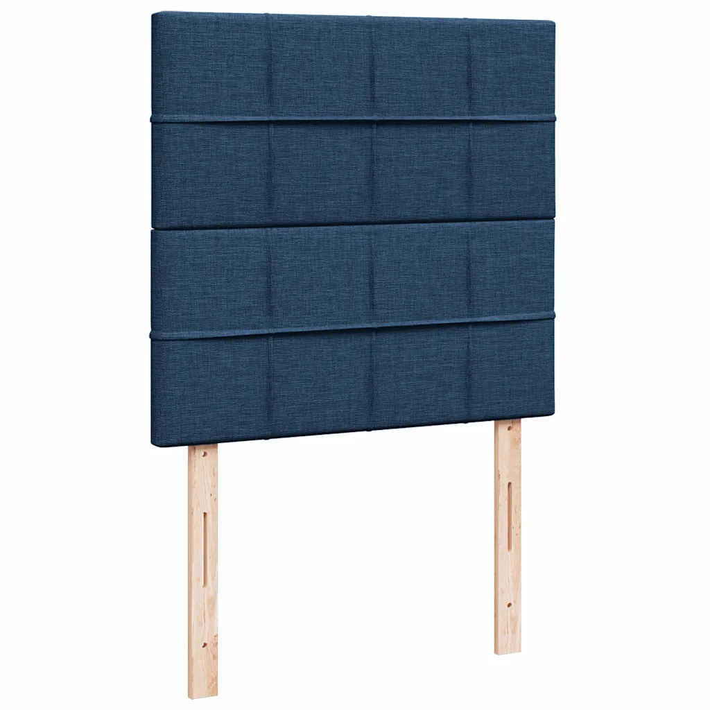 Giroletto a Molle con Materasso Blu 90x190 cm in Tessuto 3291917