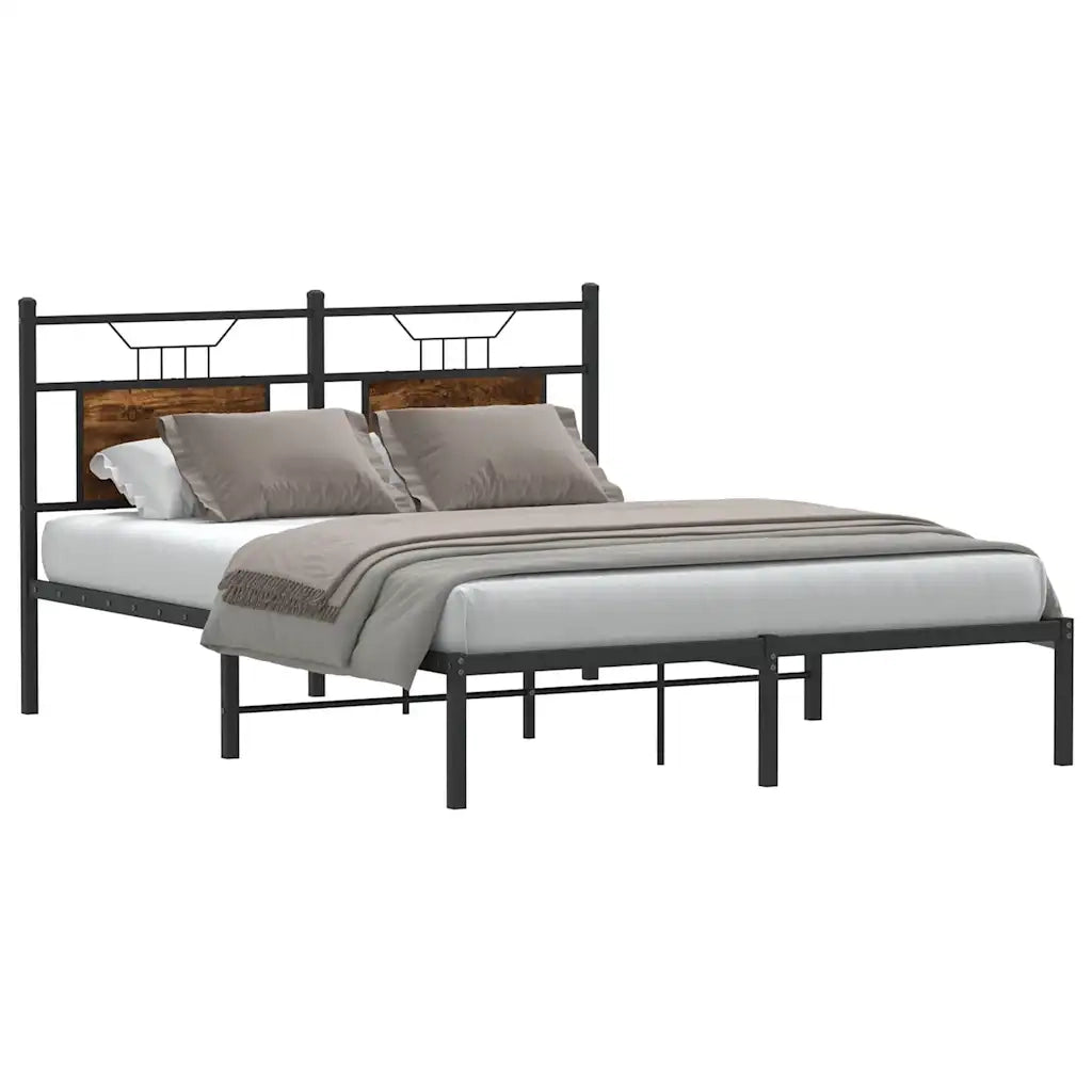 Giroletto senza Materasso Rovere Fumo 150x200 cm in Truciolato 4106745