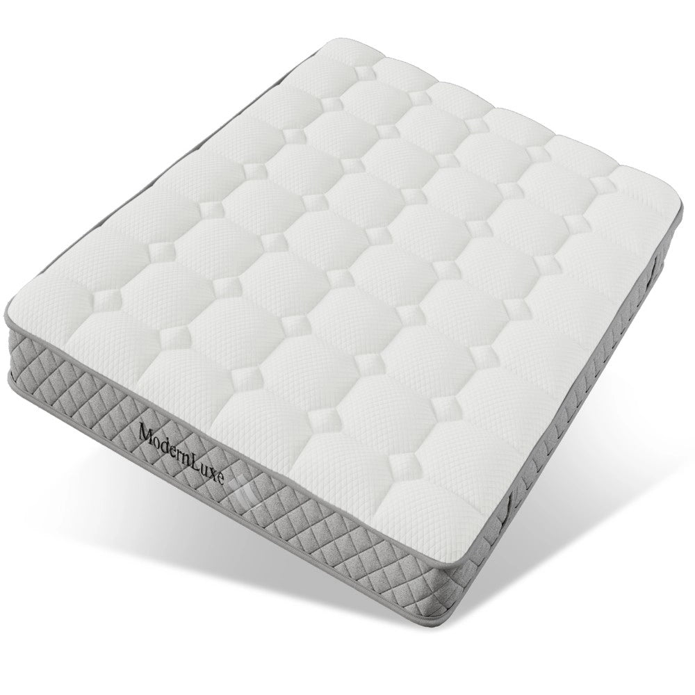 Letto Imbottito Matrimoniale con Rete a Doghe e Testiera ¨C Xylo ¨C Tessuto Grigio Scuro 140x200