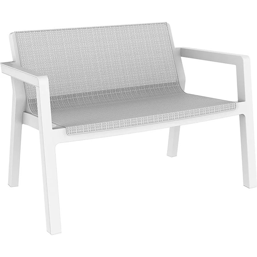 Toomax SET SALOTTO RIVIERA BIANCO LATTE CON DIVANO