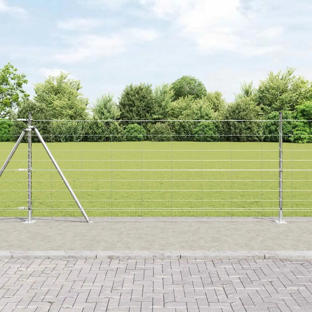Palo della recinzione Zincato 25 x 1 m Acciaio