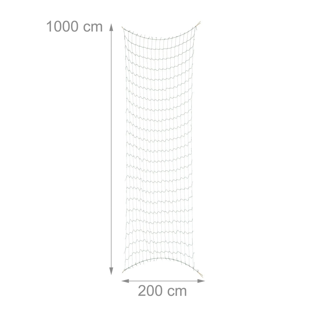 Tretzatore rete di supporto per piante rampicanti giardino 100 x 50 cm in nylon verde 13_0015629
