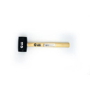 C MAZZUOLA GOMMA MANICO LEGNO D 45MM- C LINE BUILD- 1,0 pz