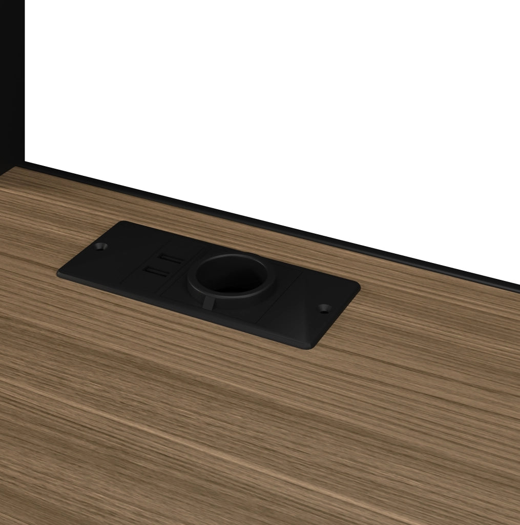 LETTO a soppalco con scrivania 90x200 cm metallo nero