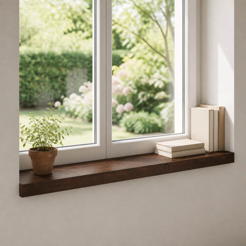 Soglie per finestre 2 pz Marrone Scuro 80x 15 x 2 cm 42048288