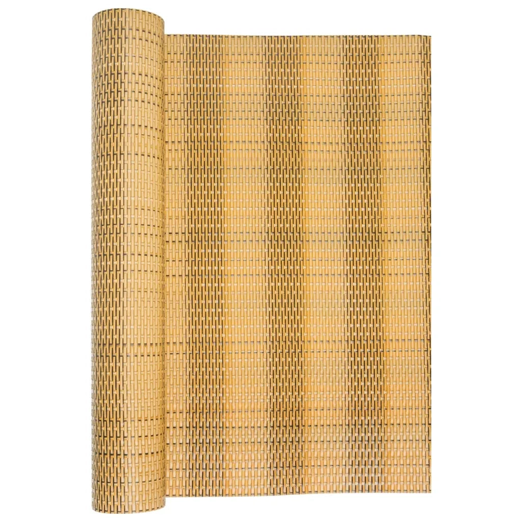 Schermo da balcone | Paravento da Balcone Marrone Chiaro 300x90 cm in Polyrattan