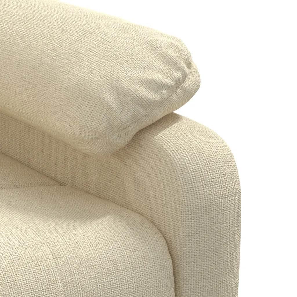 Poltrona Massaggiante Crema in Tessuto 289681
