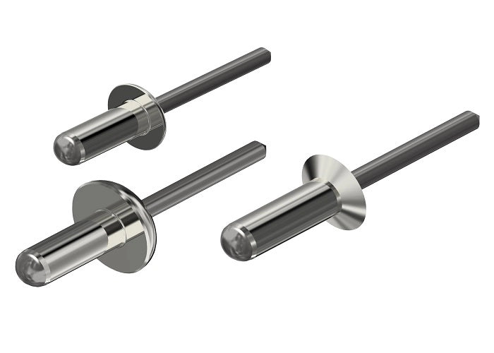 RIVETTO A STRAPPO 4,0x10 mm - 100 pezzi- TECFI