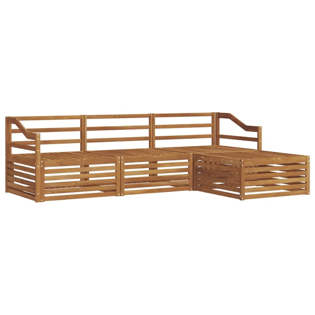 Set di divani da esterno 4 pcs Naturale 3373274