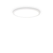 Plafoniera Moderna Fly Alluminio-Materie Plastiche Bianco Led 18W 3000K D45Cm
