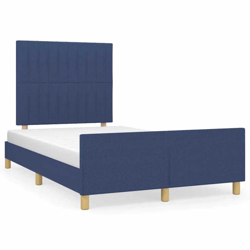 Giroletto senza Materasso Blu 120x200 cm in Tessuto