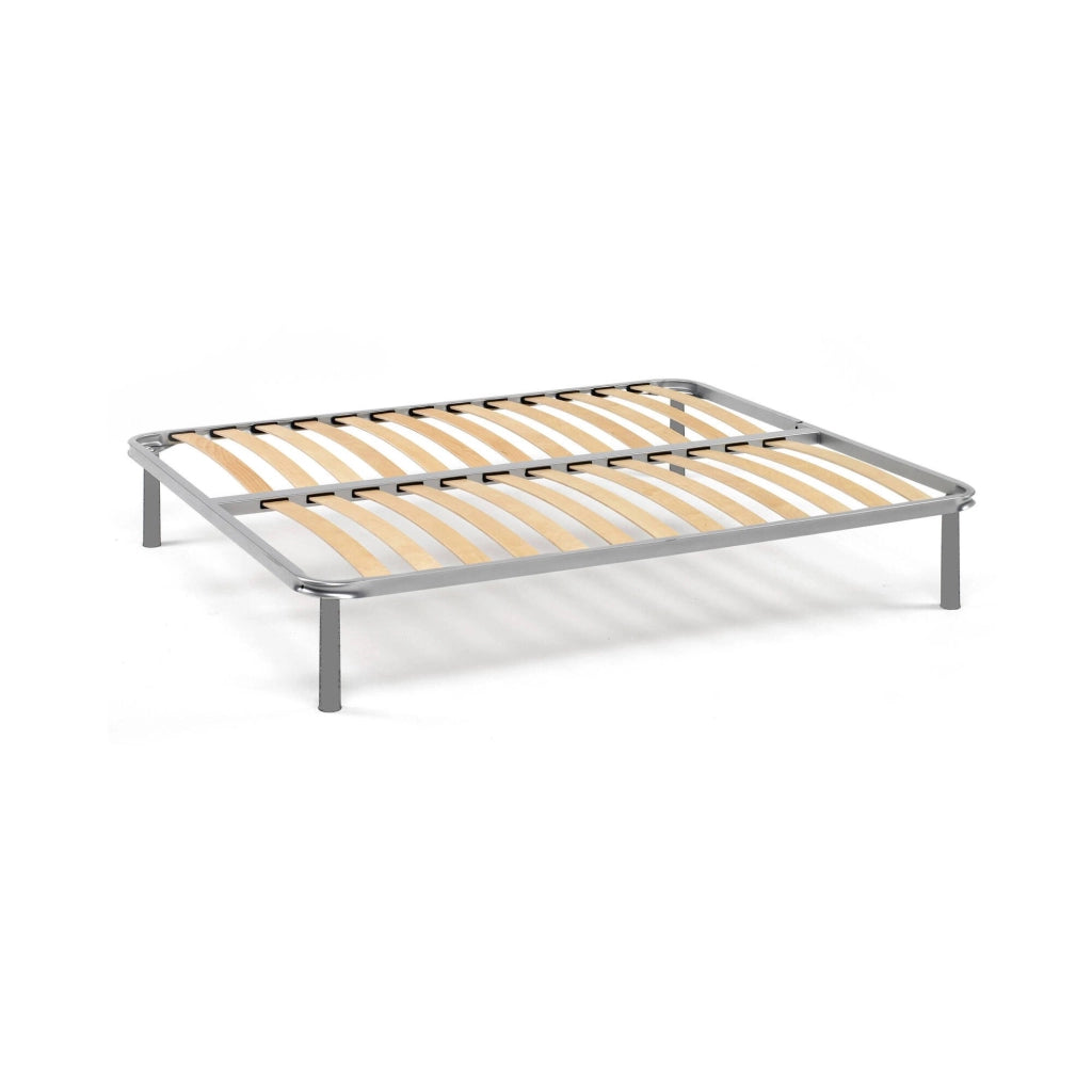 Rete letto matrimoniale Alga, Rete ortopedica in multistrato di betulla a 14 doghe, 100% Made in Italy, cm 140x200h 34