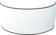 P1816012 - Pouf ottoman bianco