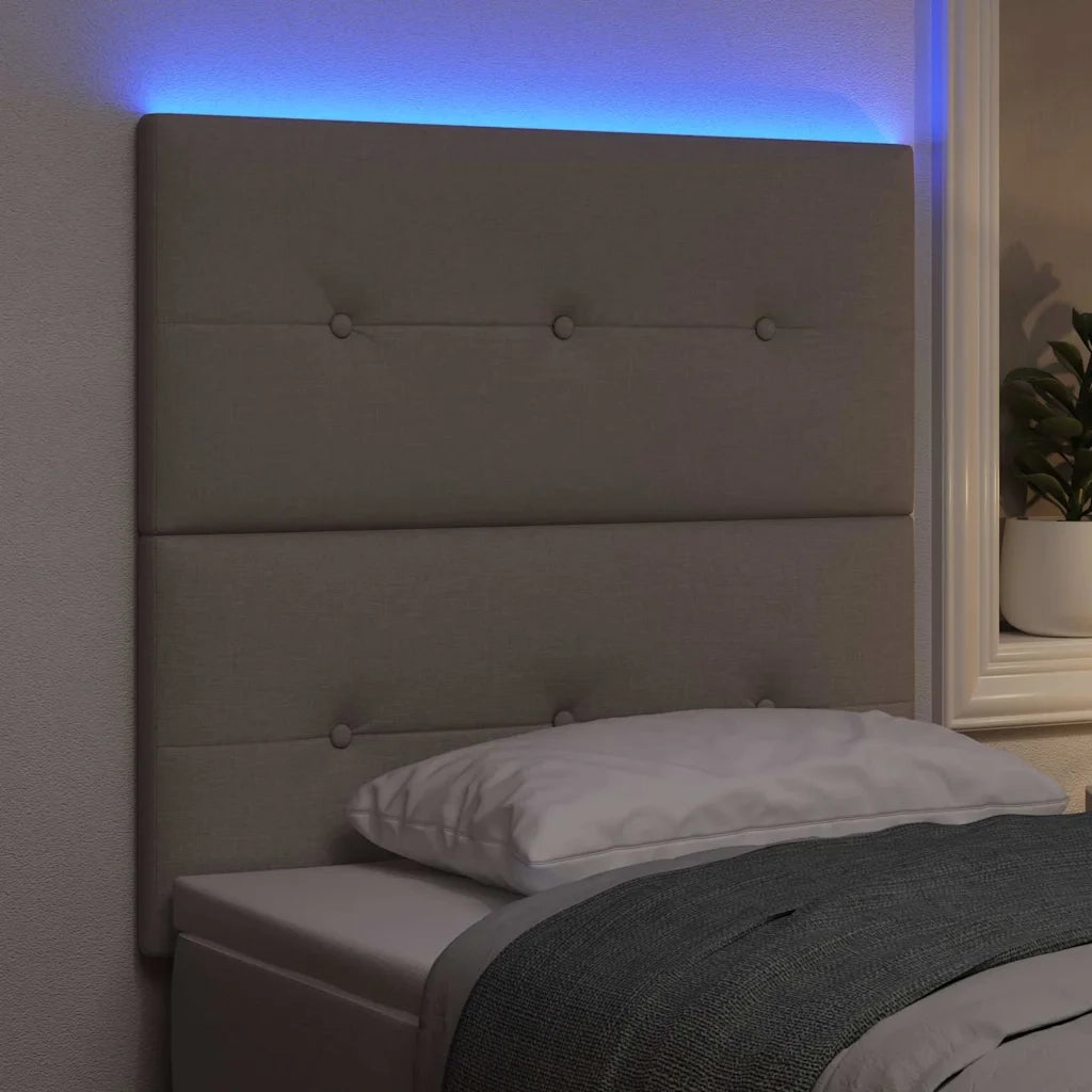 Testiera LED con strisce LED con testiera Talpa 100 cm Tessuto 3338414