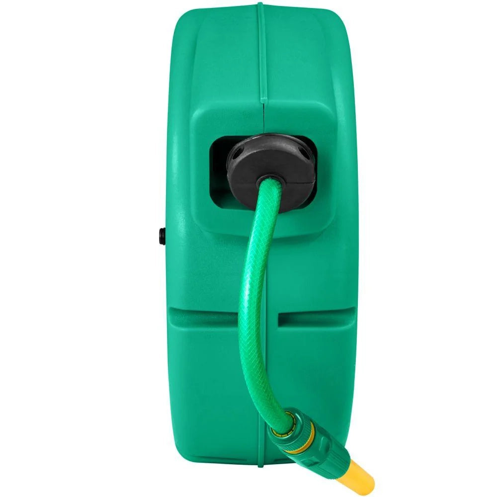 Avvolgitubo con tubo da giardino girevole 20 m verde 3408185